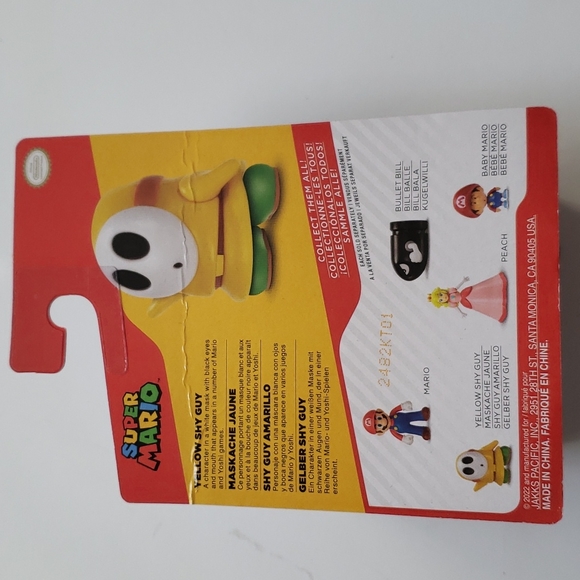 Super Mario Yellow shy guy figure - Picture 4 of 8